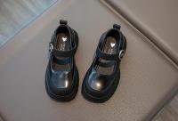 Zapatos de cuero para niños y niñas, calzado de boca baja, moda de Corea del Sur, fondo grueso, Simple, versátil, Primavera, 2024 - details 10