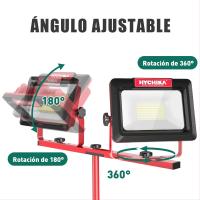 Trabajo 120W, Construcción, 14000LM, Foco LED para Obras con Trípode Telescópico, 1.75 M, 360 ° Giratorio, Cable 3M para Obras de Construcción en Interiores y Exteriores - details 2