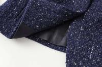 Chaleco de Lana Gruesa con Cinturón Cuello Redondo, Sin Mangas, Botón Frontal, Elegante Top para Mujeres Moda de Vestidos de Moda - details 8