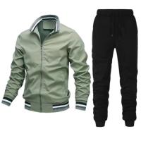 2025 conjunto de chaqueta de dos piezas de primavera chaqueta casual chaqueta bomber conjunto de chaqueta de alta calidad correr deportes - details 6