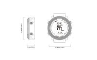 NORTH EDGE Apache3-reloj táctico para hombre, barómetro, brújula, resistente al agua hasta 50m - details 8