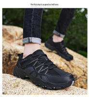 Zapatos de senderismo de marca para hombre, calzado de escalada de montaña transpirable, calzado de entrenamiento cómodo para exteriores, zapatillas deportivas antideslizantes para senderismo - details 22
