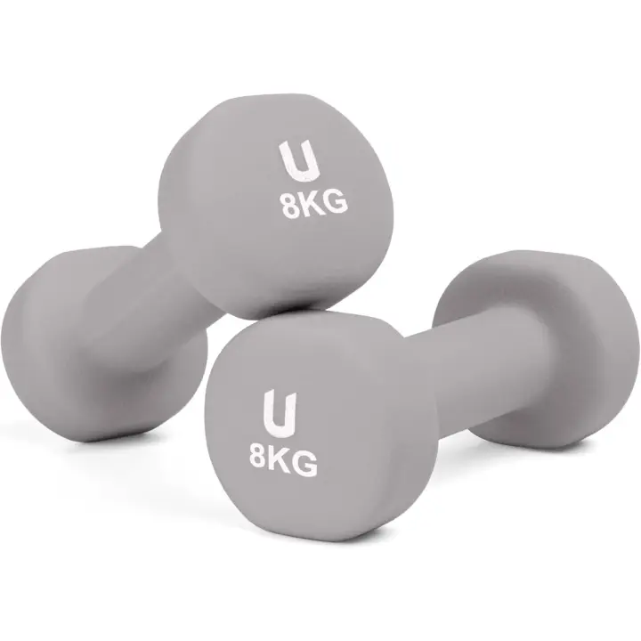 1 kg a 10 kg - Suaves al Tacto para Hombres y Mujeres, Diseño Ergonómico, Anti-Rodadura, Gimnasio en Casa, - 1