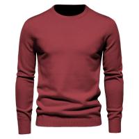 Suéter grueso de cuello redondo para hombre, jersey de punto cansado, tops de otoño e invierno - details 8