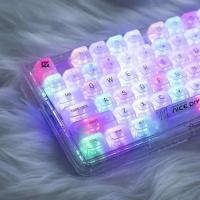 MDA-Juego de teclas transparentes, translúcidas, mate, transmitancia de luz, PC, accesorios de teclado DIY, teclas de personalidad estética - details 3