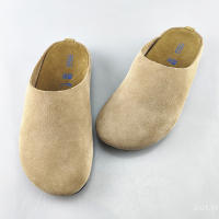 Zapatillas de cuero para hombre y mujer, suela suave antideslizante, bolsa en la cabeza, zapatillas geniales - details 5