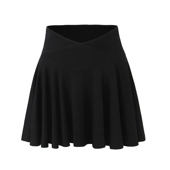 Minifalda Sexy de cintura alta, falda delgada, falda de pantalones deportivos de lujuria pura - 1