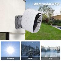 Original Cámara de vigilancia blanca con energía Solar, sistema de cámaras de seguridad para el hogar, cámara de vigilancia exterior, visión nocturna - details 10