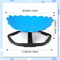 silla oscilante para sentarse y girar, juguetes de equilibrio sensorial, sillas para autismo y TDAH, equipo de juego para - details 20