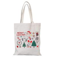 Regalos de Navidad, bolsa ecológica, bolsas de tela de moda de dibujos animados, bolso de mano para mujer, bolso de mano para hombre, bolsos de compras, compras, playa, lona para mujer - details 7