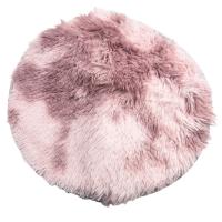 Alfombra peluda redonda pequeña con estampado de teñido anudado, tapete colorido antideslizante para sala de estar y dormitorio, alfombrilla suave para el suelo de invierno, 40/60cm - details 26