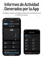Anillo inteligente, frecuencia cardíaca/oxígeno en sangre/monitoreo del sueño, anillo de seguimiento de calorías con contador de pasos, duración de batería de 7 días, resistente al agua compatible con iOS y Android - details 12
