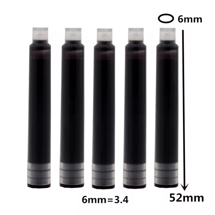 Pluma estilográfica de Metal de colores grises 3775 de lujo, suministros de papelería escolar para estudiantes de oficina financiera, bolígrafos de tinta - 1