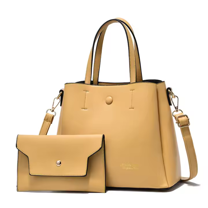 Nueva tendencia de moda, bolso portátil de un solo hombro para mujer, bolso urbano simple para niño y madre, bolso de color sólido, bolso de mujer - 1