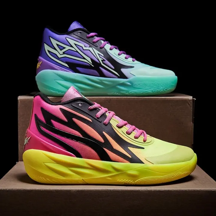 Zapatillas de baloncesto a la moda para hombre, zapatos deportivos impermeables para entrenamiento de gimnasio - 1