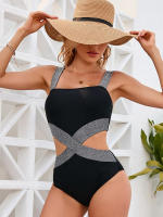 Bañador Sexy de una pieza para mujer, traje de baño de realce, ropa de playa con cuello Halter, Monokini, Bikini de playa 2023 - details 3