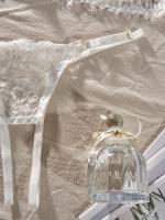 Conjunto de lencería erótica de encaje floral, sujetador de busto abierto y tanga de entrepierna abierta, ropa sexy para mujer - details 4