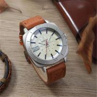 Reloj de Cuarzo de Lujo XINEW Diseño Simple Deportivo Banda de Cuero Regalo de Moda Bajo para Hombres Marca Leten - details 2