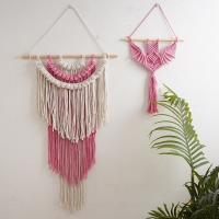 Tapiz Bohemio Tejido a Mano, Decoración Pared con Borlas Coloridas, Tela Colgante para Habitaciones - details 9