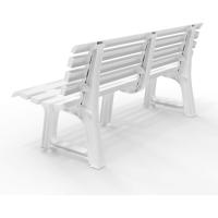 Banco de Jardín 3 Plazas 145x49x74cm Capacidad 240Kg Asiento Exterior Patio Terraza Verde - details 21