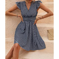 Tela colorida de alta calidad, cómoda, ajustada, varios colores disponibles, vestido de verano ajustado con estilos ricos - details 8