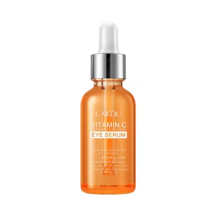 LAIKOU Suero de Vitamina C, Suero Antiedad para Contorno de Ojos, Difuminar las ojeras, Eliminar líneas finas, Reducir la opacidad -30ml - 1