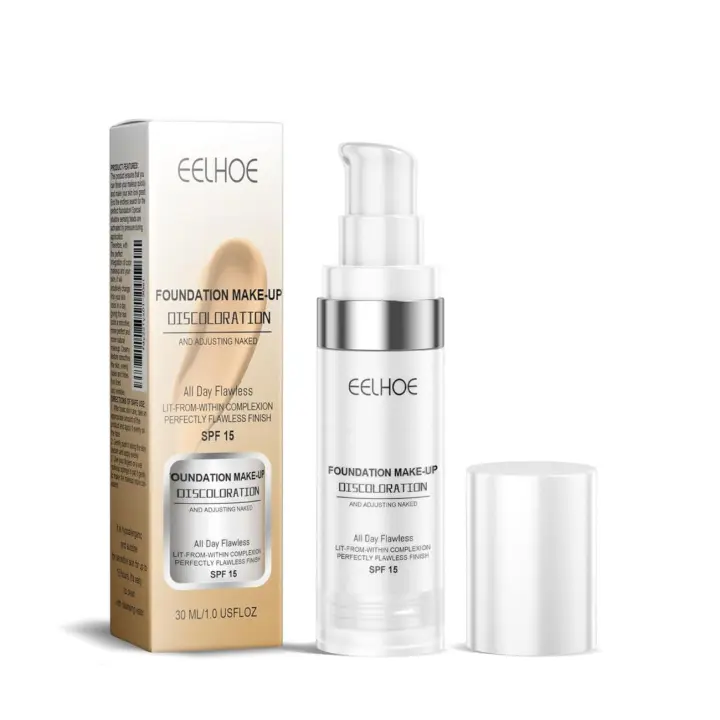 Flawless Color Changing 30ML – Base líquida hidratante de larga duración con SPF 15, cobertura total, sin poros e impermeable, - 1