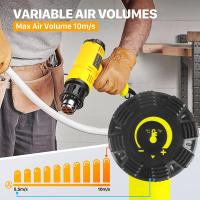 Cañón de Secado de Aire 2000W para Soldadura y Enrollado Térmico Herramientas de Construction Industrial Peluquería con Batería Normal - details 7