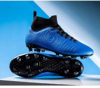 Zapatos de fútbol transpirables de caña alta para hombre y mujer. Zapatos de competición profesional para interior y exterior. - details 21