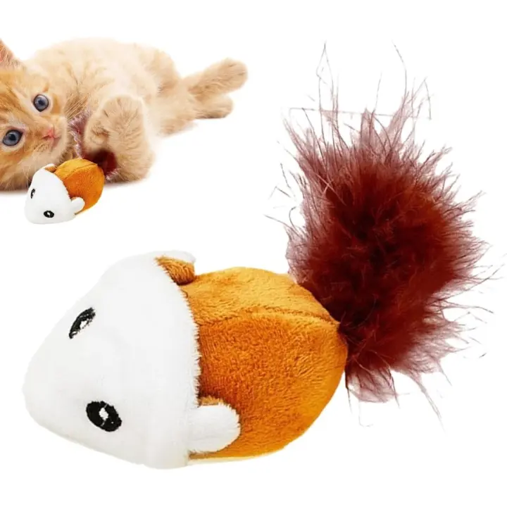 Juguete de Gato Electrónico Ratón Interactivo Operado por Batería Juguete de Gato con Sonido - 1