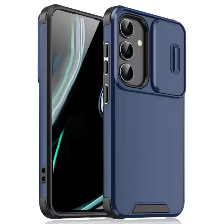 Funda de silicona para cámara deslizante para Samsung Galaxy S25, S24, S23, S22, Ultra Plus, Ultra - 1