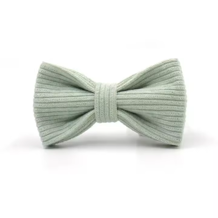 Collar pana verde menta gato, personalizado, antipérdida, para perros pequeños, medianos y grandes, suave, conjunto de correa - 1