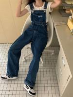 Monos de Denim Vintage MEXZT Pantalones de Lega Ancha para Mujer Estilo Callejero - details 11