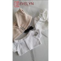 Evelyn-ropa para muñeca de 20CM, chaleco tejido de Color claro, pantalones cortos, accesorios para corbata, ropa de vestir DIY, regalo, amor y espacio profundo, sin muñeca - details 2