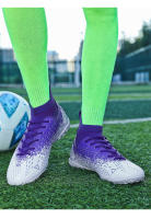 Zapatos de fútbol de marca para hombres, botines de fútbol para niños pequeños, zapatillas de entrenamiento de fútbol de cuero para niños, zapatos de tacos de fútbol al aire libre - details 34