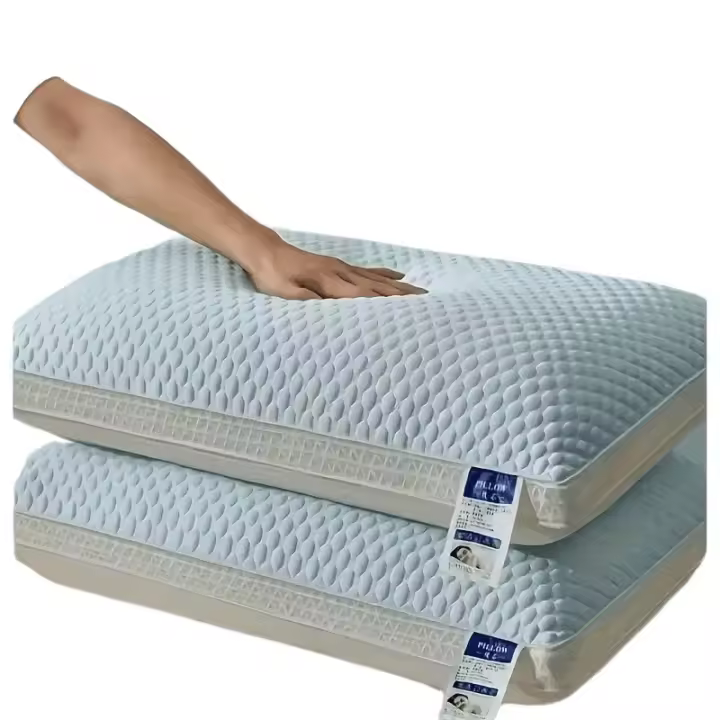 2 almohadas de gel refrescantes contemporáneas, almohadas de tofu transpirables con temática espacial para soporte del cuello, lavables a máquina, multiusos, con relleno y funda de poliéster, para el hogar, dormitorio, hotel, ideal para relajación y comod - 1