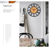 Reloj de Pared de Números Romanos Nórdicos de 3D Silencioso, Preciso, Decoración de Sala de Estar - details 6