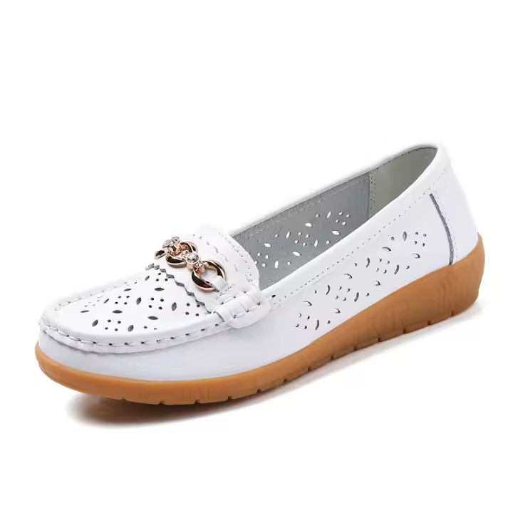 Zapatos planos para mujer Zapatos de ocio Zapatos de trabajo sin cordones Zapatos cómodos para caminar - 1