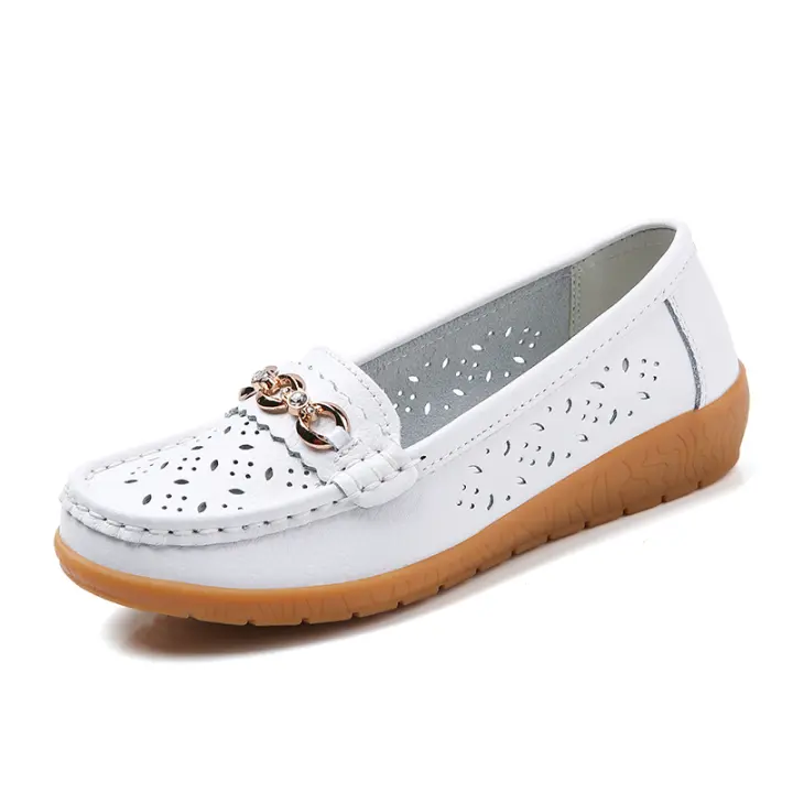 Zapatos planos para mujer Zapatos de ocio Zapatos de trabajo sin cordones Zapatos cómodos para caminar - 1