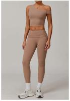 Conjunto de Yoga de Cintura Alta Ouwu Traje Deportivo de 3 Piezas Monos Deportivos para Mujeres - details 28