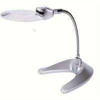 Lupa de escritorio LED grande con luz y soporte, lupa iluminada de escritorio, Ideal para trabajo cerrado, lectura, Dibujo, Costura y más - details 2