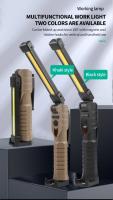 Linterna de Pila Recargable LED Portátil Luz de Trabajo Fuerte con Imán - details 0