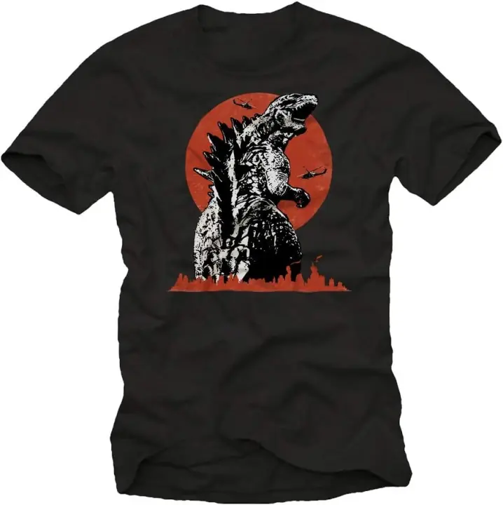 Camiseta de El Rey de los monstruos para hombre, camiseta de Godzilla - 1