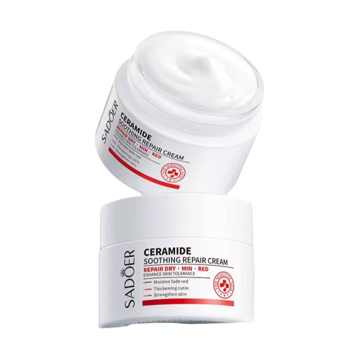 Sadoer Ceramide Set de cuidado de la piel calmante y reparador Crema para pieles sensibles - 1