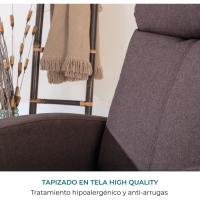 Sillón de Relajación Retrocedible Compacto, 2 Posiciones de Inclinación y Posición Cero, Apertura Push, Muebles de Masaje - details 6