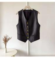 Chaquetas de moto de cuero sintético con un botón para mujer, chaquetas de Pu que combinan con todo, prendas, novedad primavera y otoño 2024 - details 6