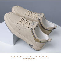 Primavera nuevos zapatos casuales de moda para hombres con suela versátil blanca, zapatos de tabla suave transpirables y cómodos - details 25
