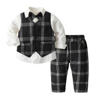 Ropa de primavera y otoño para niños nuevos productos, conjunto de tres piezas de traje para niños - details 12