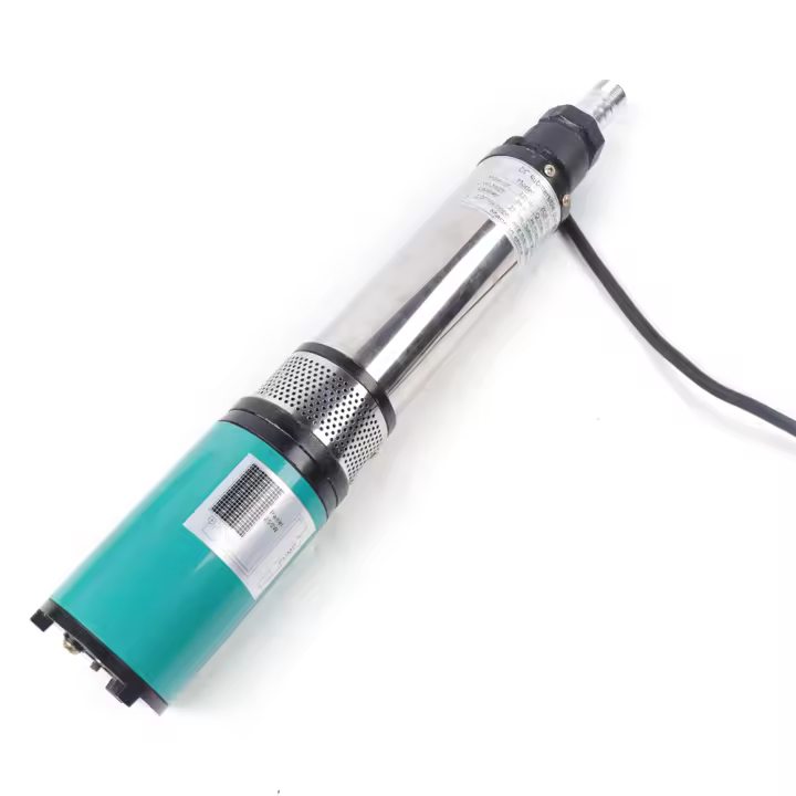 Bomba de agua Solar para pozo profundo, dispositivo de 24V, 5 m³/h, para granja, Rancho, SUMERGIBLE - 1