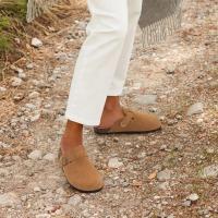 Zapatillas de Corcho de Gamuza a la Moda para Hombres Sandalias de Soporte para Arco - details 23
